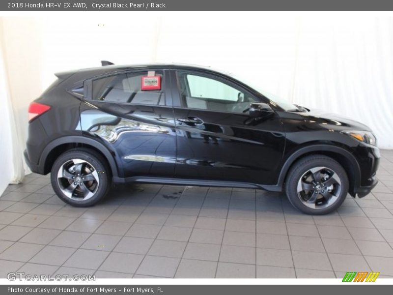 Crystal Black Pearl / Black 2018 Honda HR-V EX AWD