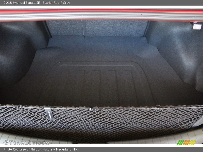 Scarlet Red / Gray 2018 Hyundai Sonata SE