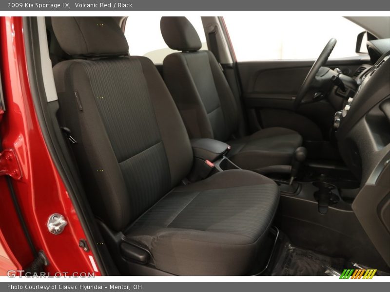 Volcanic Red / Black 2009 Kia Sportage LX