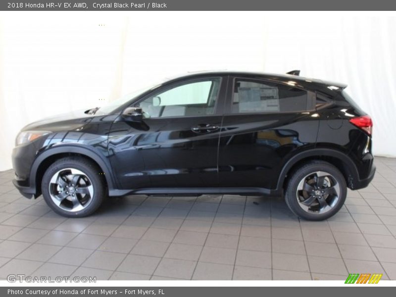 Crystal Black Pearl / Black 2018 Honda HR-V EX AWD