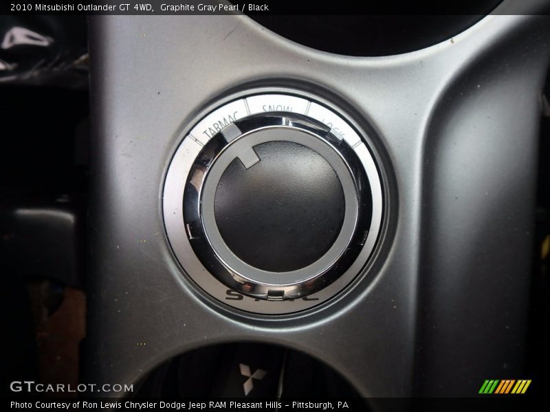 Graphite Gray Pearl / Black 2010 Mitsubishi Outlander GT 4WD