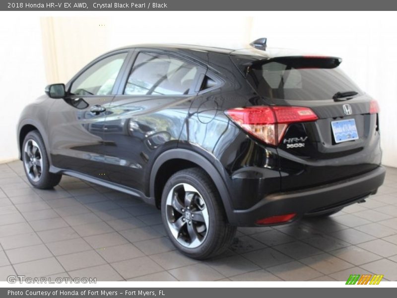 Crystal Black Pearl / Black 2018 Honda HR-V EX AWD