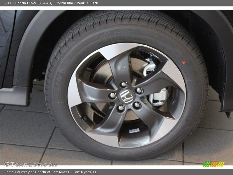 Crystal Black Pearl / Black 2018 Honda HR-V EX AWD