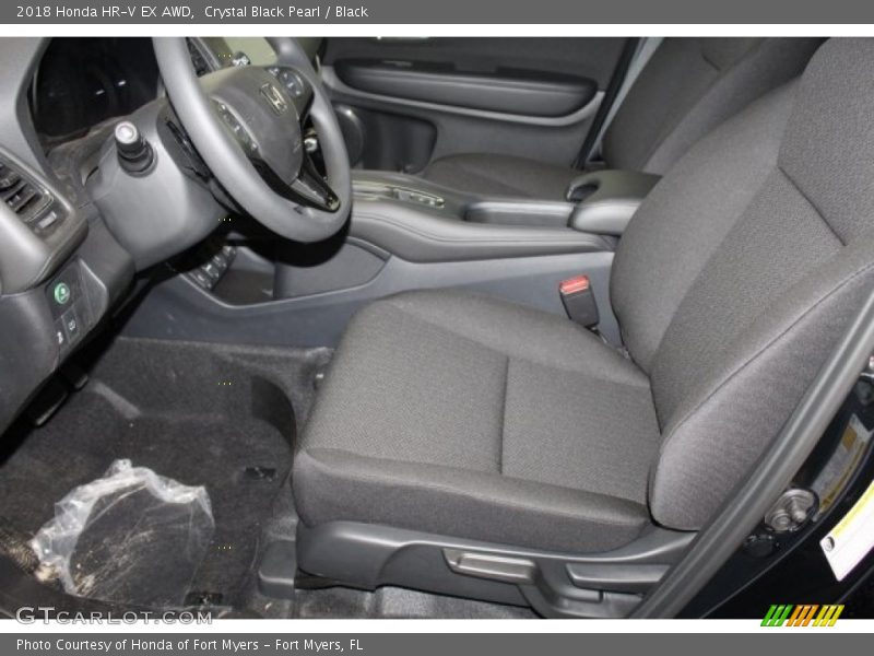 Crystal Black Pearl / Black 2018 Honda HR-V EX AWD