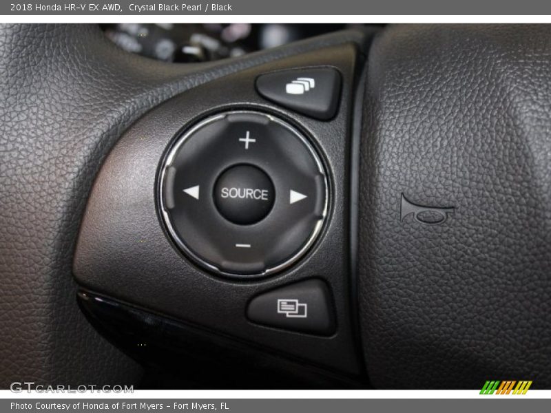 Crystal Black Pearl / Black 2018 Honda HR-V EX AWD