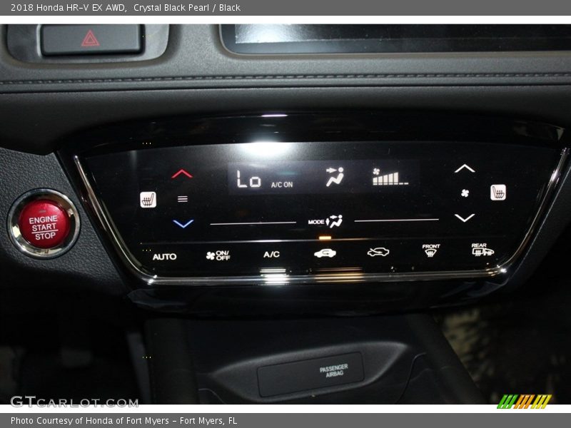 Crystal Black Pearl / Black 2018 Honda HR-V EX AWD