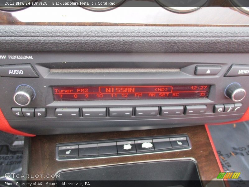 Controls of 2012 Z4 sDrive28i