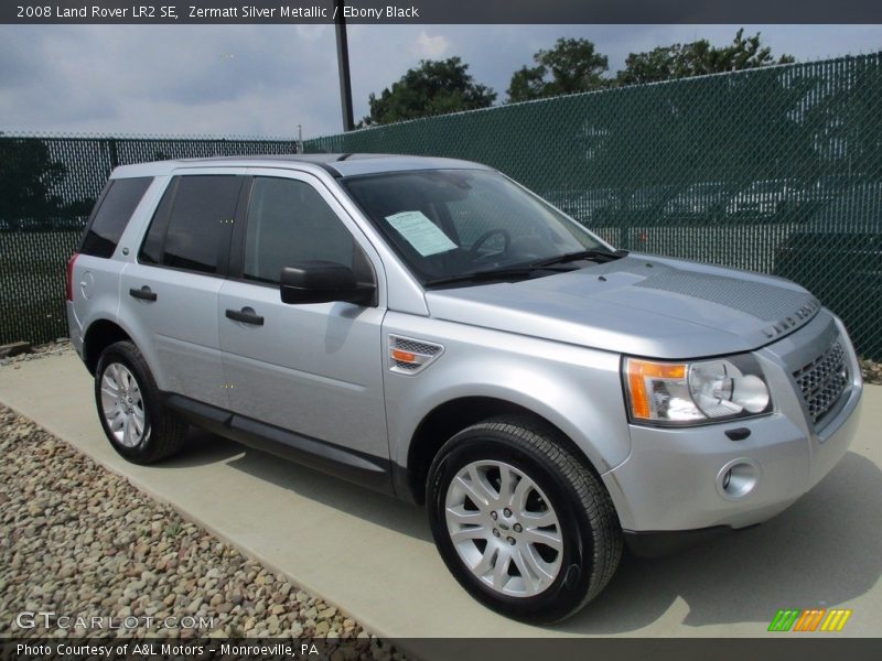 Zermatt Silver Metallic / Ebony Black 2008 Land Rover LR2 SE