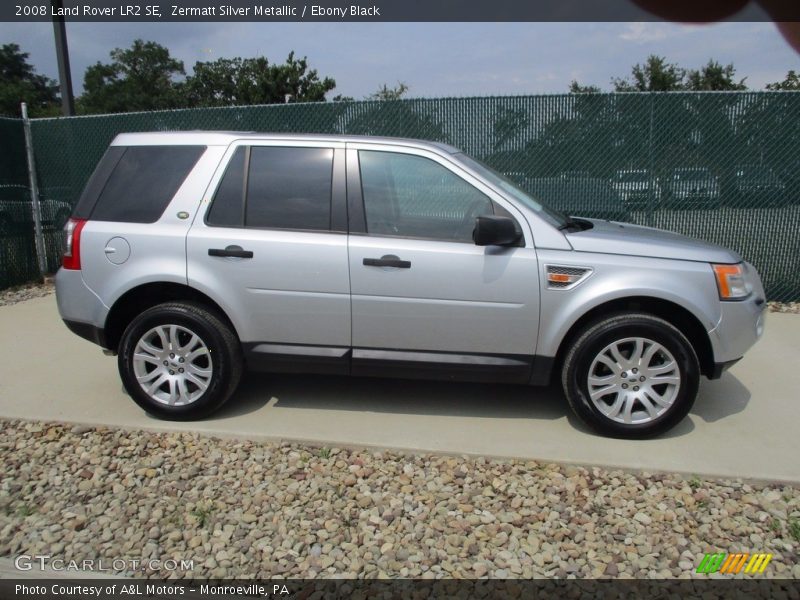 Zermatt Silver Metallic / Ebony Black 2008 Land Rover LR2 SE