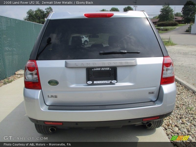 Zermatt Silver Metallic / Ebony Black 2008 Land Rover LR2 SE