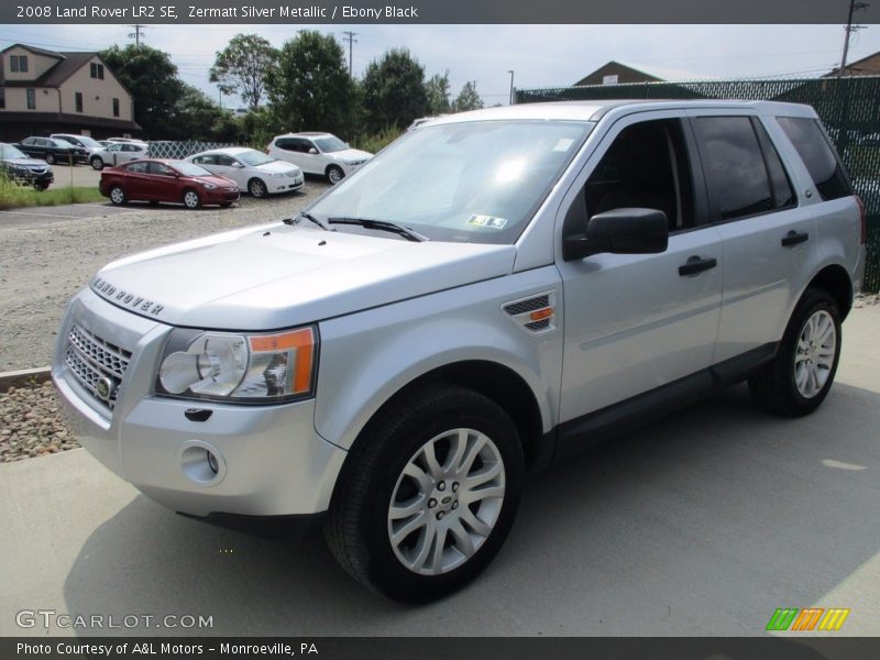 Zermatt Silver Metallic / Ebony Black 2008 Land Rover LR2 SE
