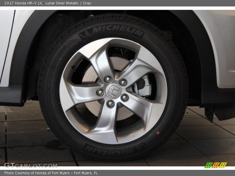 Lunar Silver Metallic / Gray 2017 Honda HR-V LX