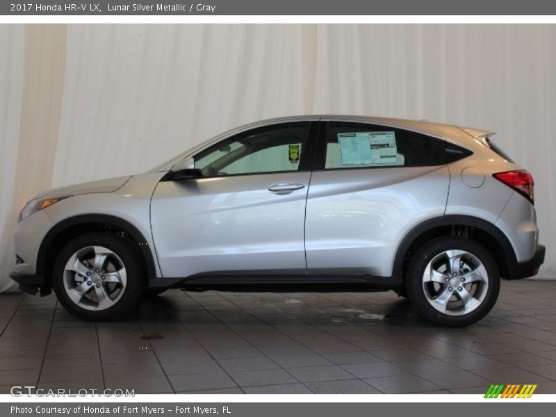 Lunar Silver Metallic / Gray 2017 Honda HR-V LX