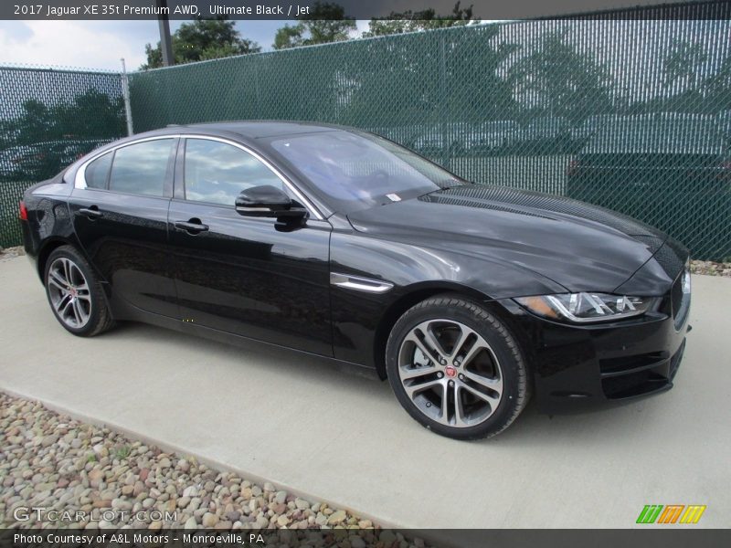 Ultimate Black / Jet 2017 Jaguar XE 35t Premium AWD