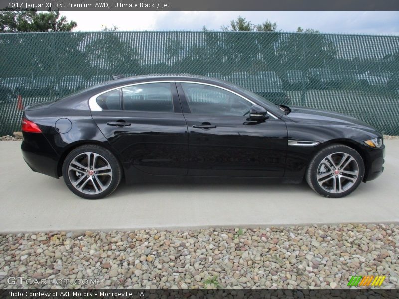 Ultimate Black / Jet 2017 Jaguar XE 35t Premium AWD