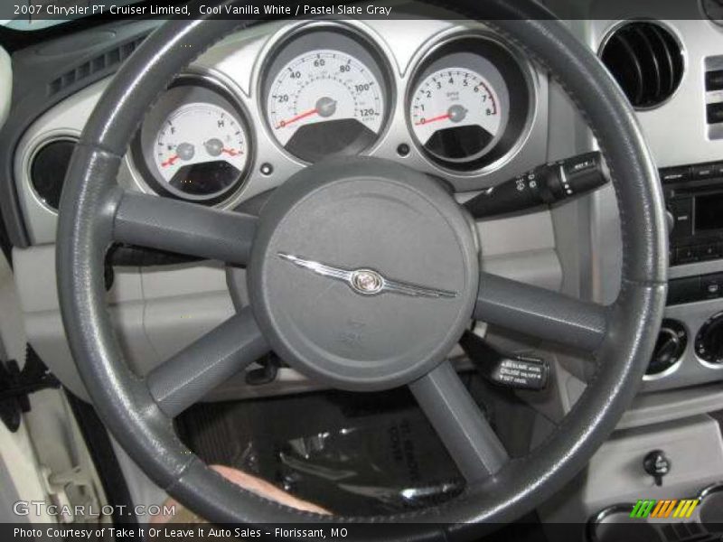 Cool Vanilla White / Pastel Slate Gray 2007 Chrysler PT Cruiser Limited