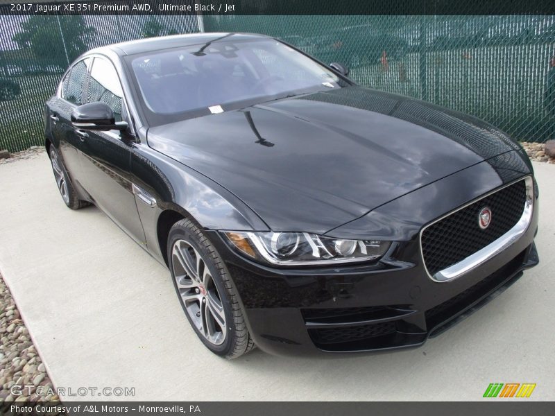 Ultimate Black / Jet 2017 Jaguar XE 35t Premium AWD