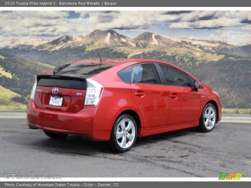 Barcelona Red Metallic / Bisque 2010 Toyota Prius Hybrid V