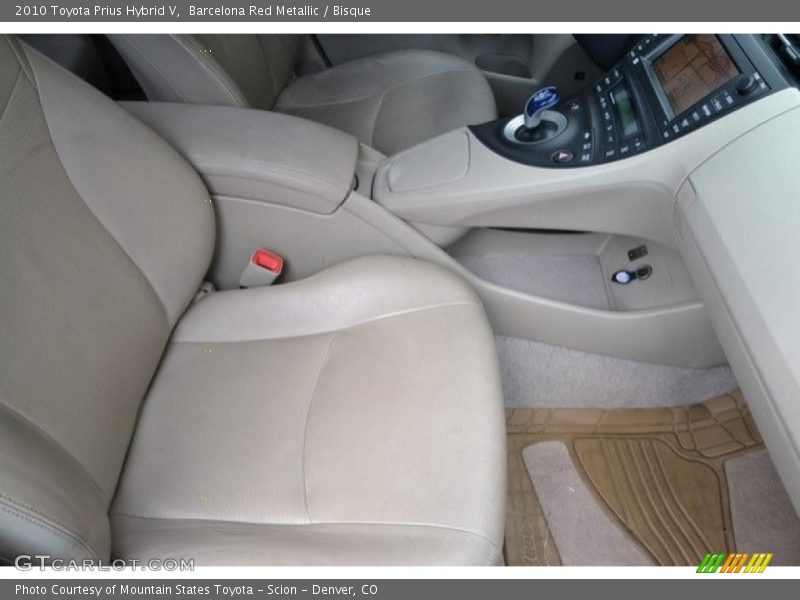 Barcelona Red Metallic / Bisque 2010 Toyota Prius Hybrid V