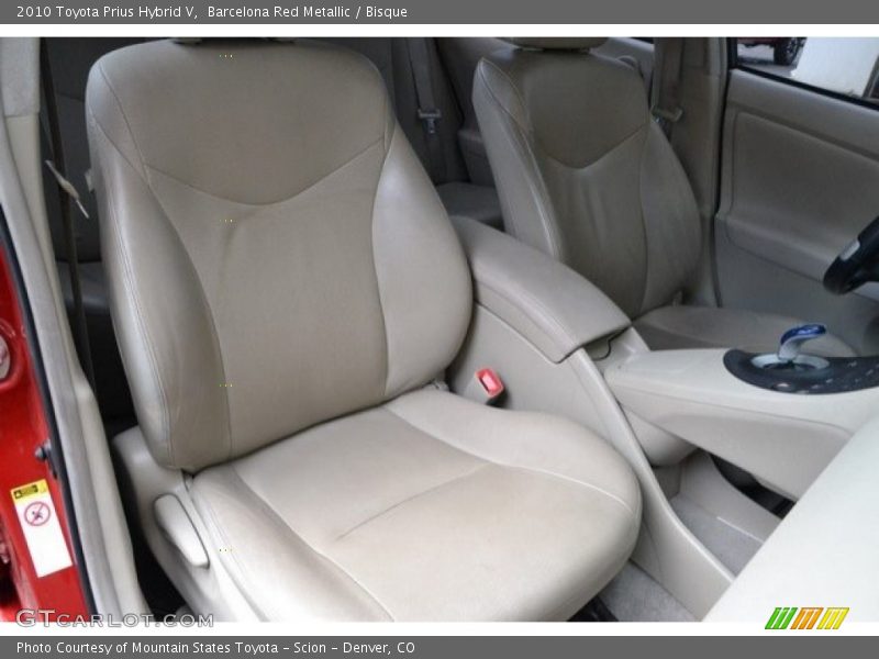 Barcelona Red Metallic / Bisque 2010 Toyota Prius Hybrid V