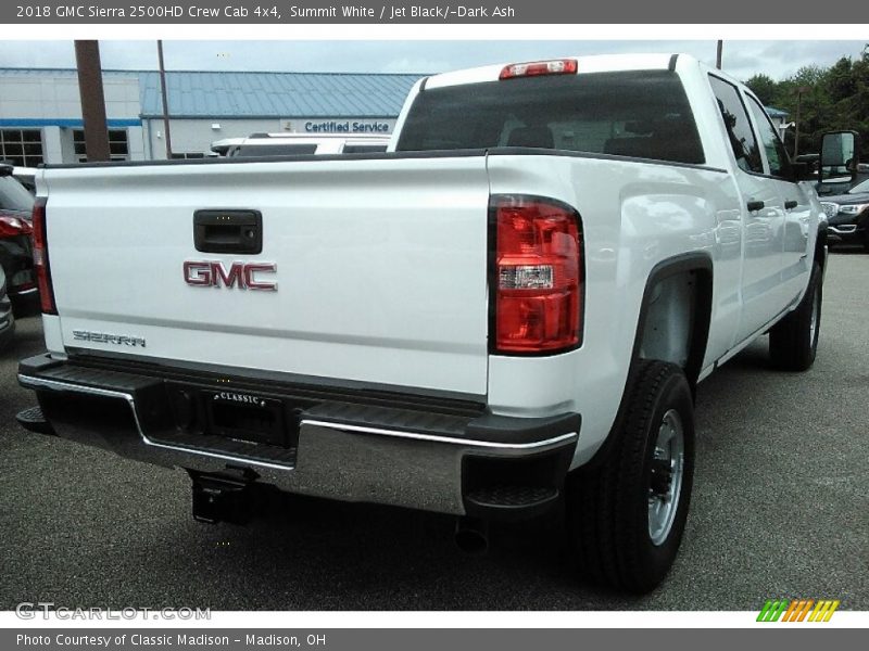 Summit White / Jet Black/­Dark Ash 2018 GMC Sierra 2500HD Crew Cab 4x4