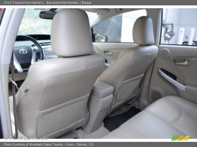 Barcelona Red Metallic / Bisque 2010 Toyota Prius Hybrid V