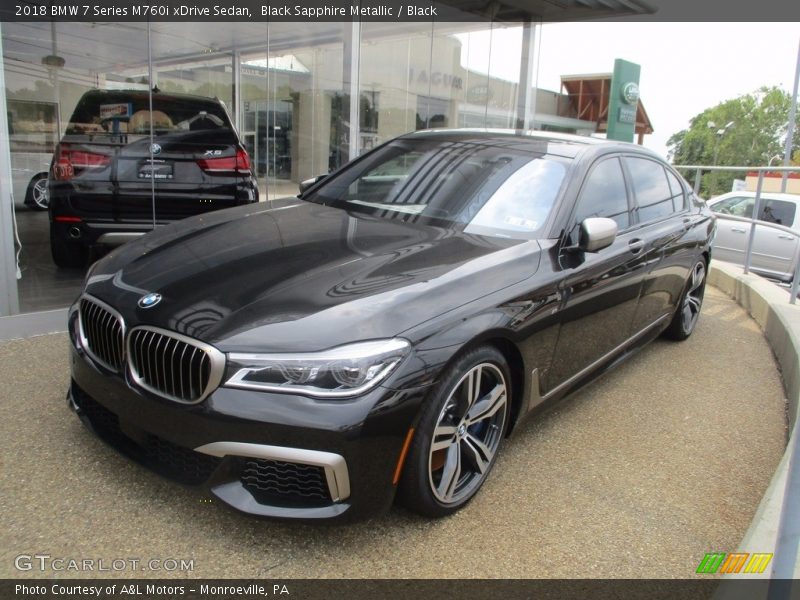 Black Sapphire Metallic / Black 2018 BMW 7 Series M760i xDrive Sedan