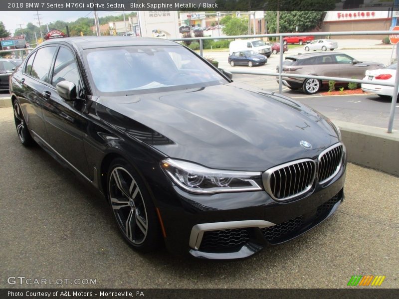 Black Sapphire Metallic / Black 2018 BMW 7 Series M760i xDrive Sedan