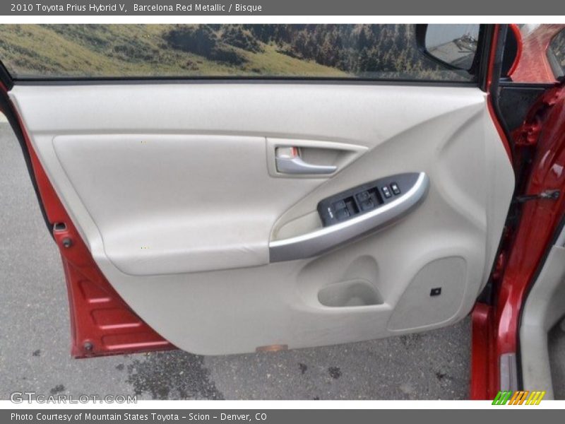 Barcelona Red Metallic / Bisque 2010 Toyota Prius Hybrid V