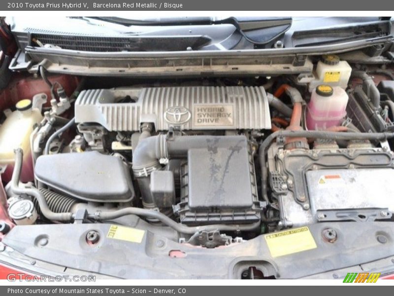 Barcelona Red Metallic / Bisque 2010 Toyota Prius Hybrid V