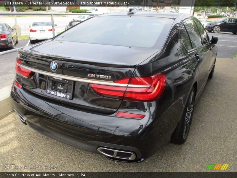 Black Sapphire Metallic / Black 2018 BMW 7 Series M760i xDrive Sedan