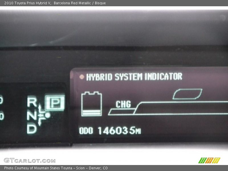 Barcelona Red Metallic / Bisque 2010 Toyota Prius Hybrid V