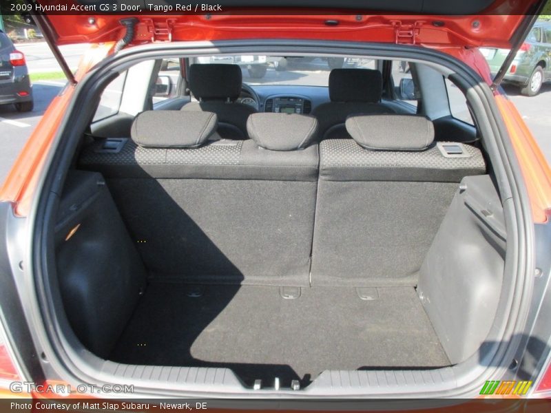 Tango Red / Black 2009 Hyundai Accent GS 3 Door