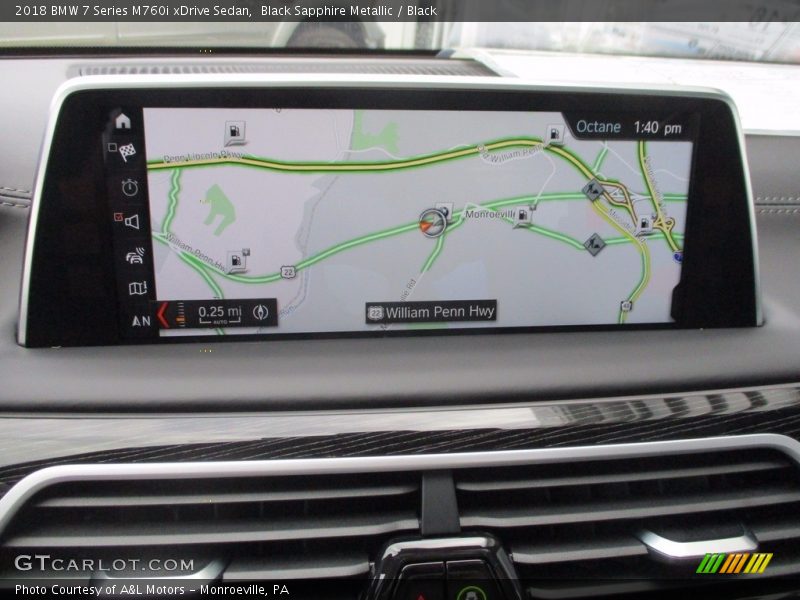 Navigation of 2018 7 Series M760i xDrive Sedan