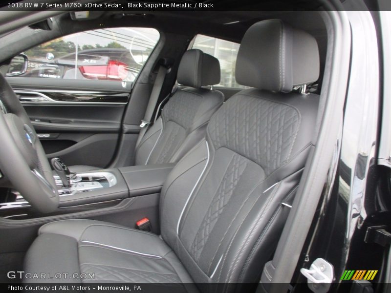 Front Seat of 2018 7 Series M760i xDrive Sedan
