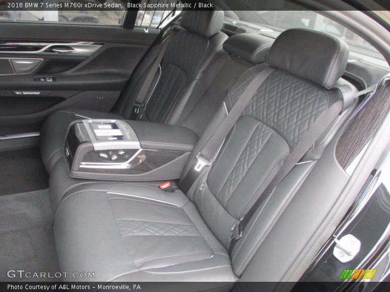 Rear Seat of 2018 7 Series M760i xDrive Sedan