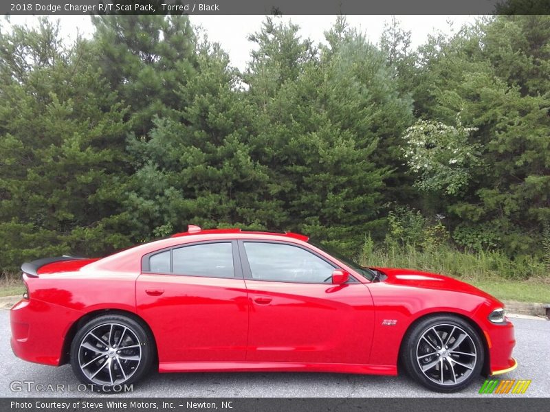 Torred / Black 2018 Dodge Charger R/T Scat Pack