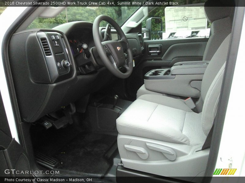  2018 Silverado 2500HD Work Truck Crew Cab 4x4 Dark Ash/Jet Black Interior