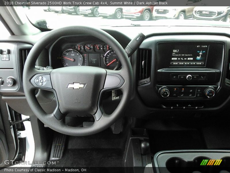 Summit White / Dark Ash/Jet Black 2018 Chevrolet Silverado 2500HD Work Truck Crew Cab 4x4