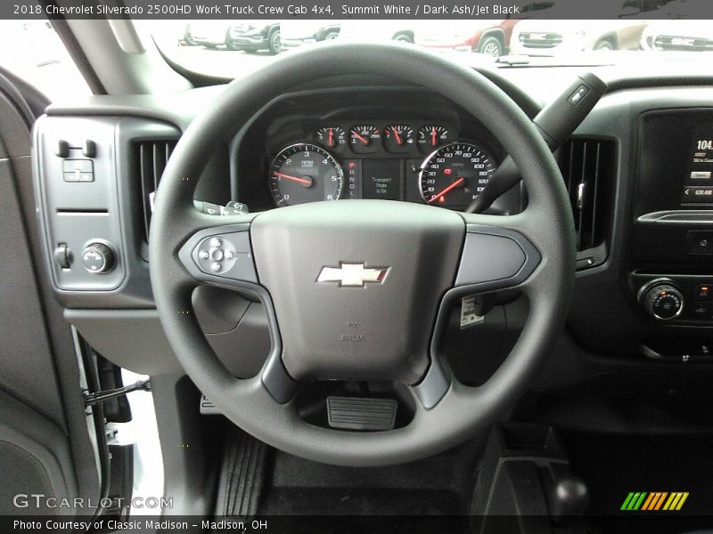 Summit White / Dark Ash/Jet Black 2018 Chevrolet Silverado 2500HD Work Truck Crew Cab 4x4