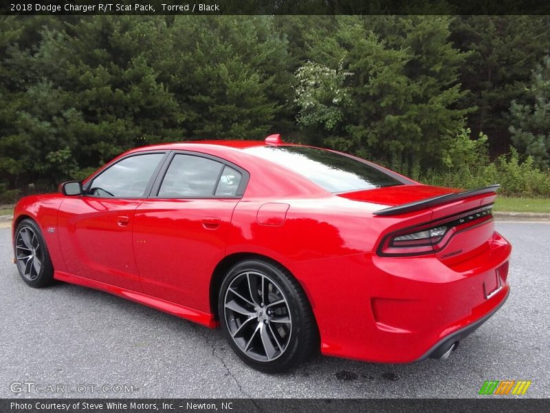 Torred / Black 2018 Dodge Charger R/T Scat Pack