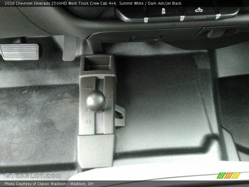 Summit White / Dark Ash/Jet Black 2018 Chevrolet Silverado 2500HD Work Truck Crew Cab 4x4