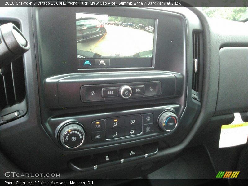 Summit White / Dark Ash/Jet Black 2018 Chevrolet Silverado 2500HD Work Truck Crew Cab 4x4