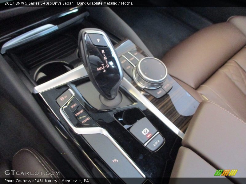 Dark Graphite Metallic / Mocha 2017 BMW 5 Series 540i xDrive Sedan