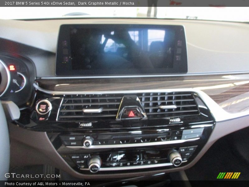 Dark Graphite Metallic / Mocha 2017 BMW 5 Series 540i xDrive Sedan