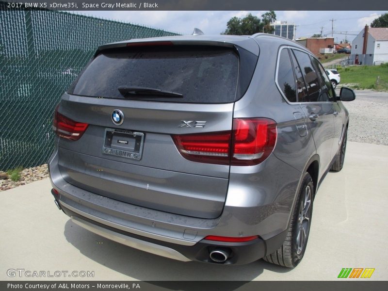 Space Gray Metallic / Black 2017 BMW X5 xDrive35i