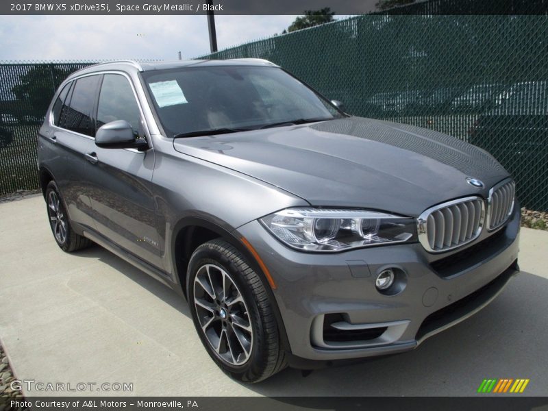 Space Gray Metallic / Black 2017 BMW X5 xDrive35i