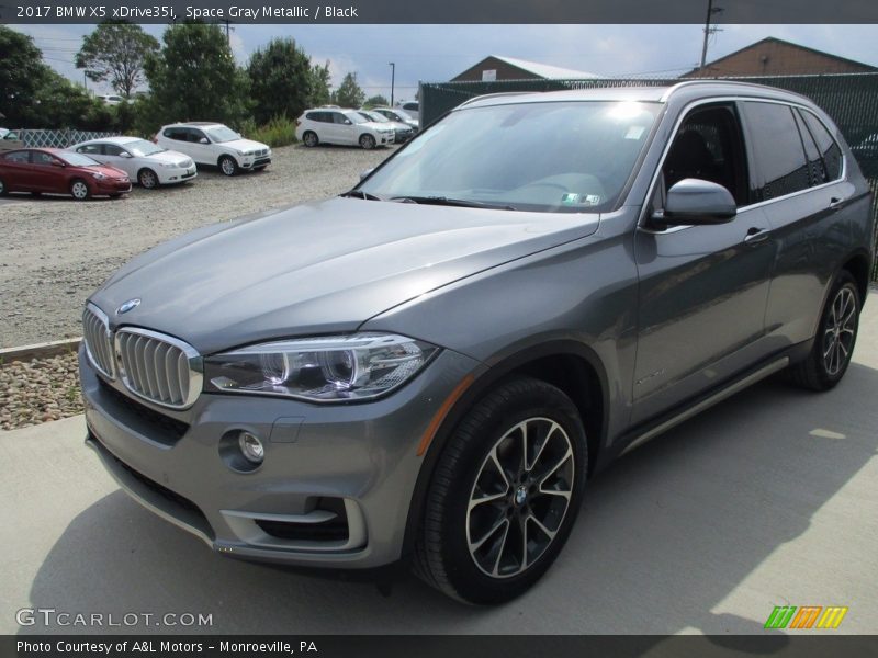 Space Gray Metallic / Black 2017 BMW X5 xDrive35i