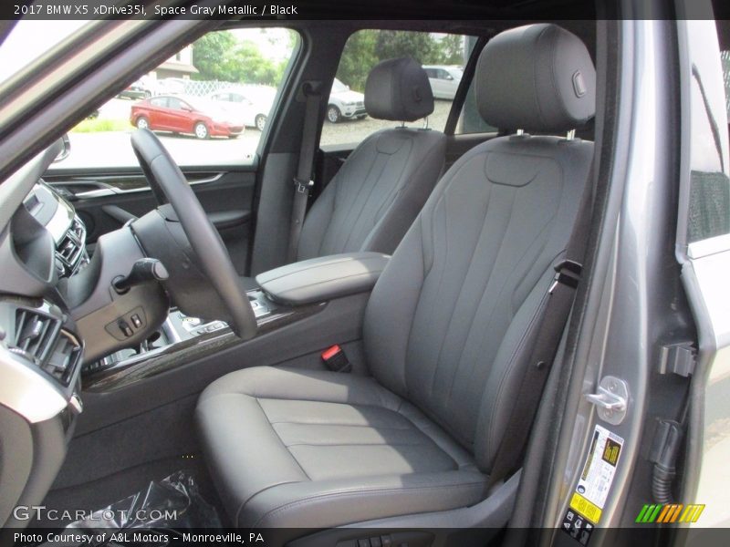 Space Gray Metallic / Black 2017 BMW X5 xDrive35i