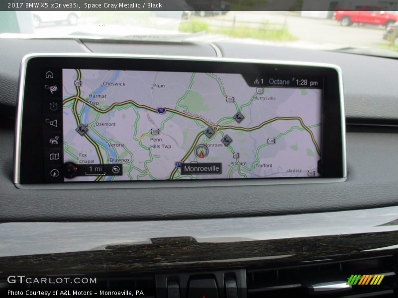 Space Gray Metallic / Black 2017 BMW X5 xDrive35i